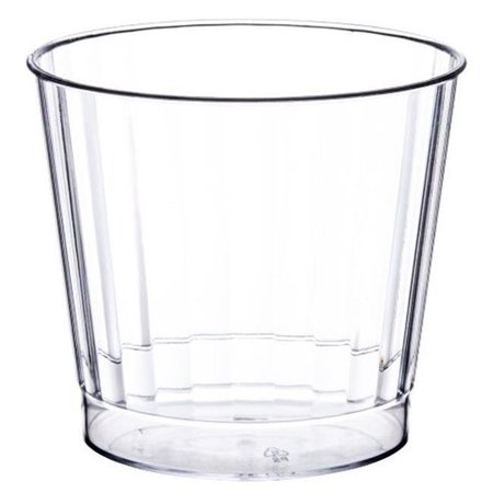 FINELINE SETTINGS Fineline Settings 2409 9 Oz. Clear Rock Tumbler 2409